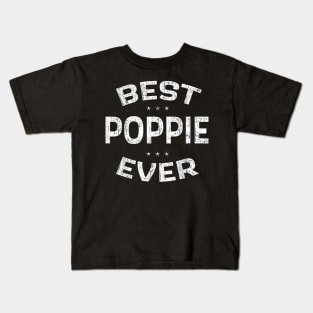 Garndpa Gifts Best Poppie Fathers Day for Grandparents Kids T-Shirt